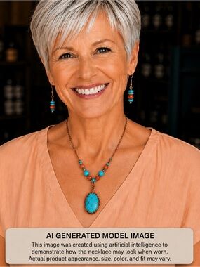 Turquoise Carnelian Agate Copper wire wrapped necklace pendant earrings 18-21"